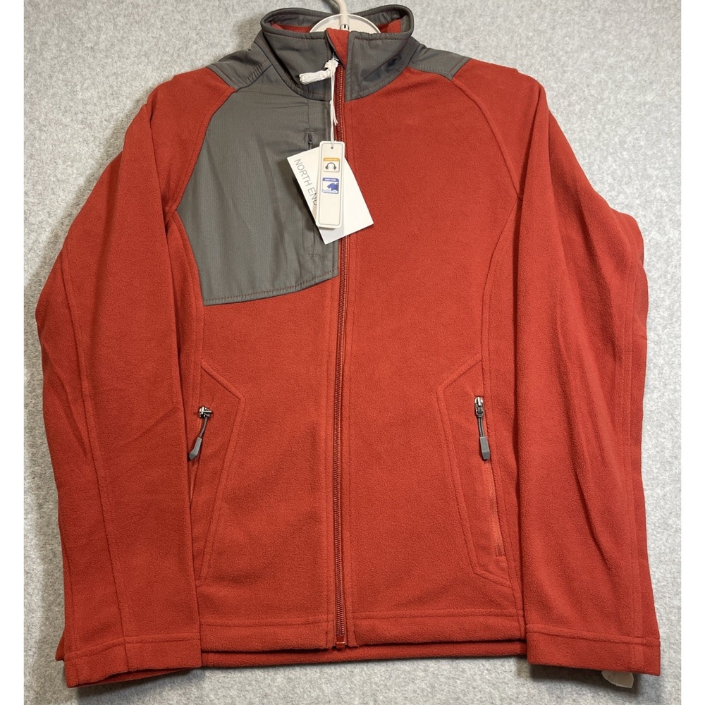 North End Ladies' Fleece Jacket Sz Small Rust NWT